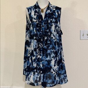 Cute spring and summer sleeveless top